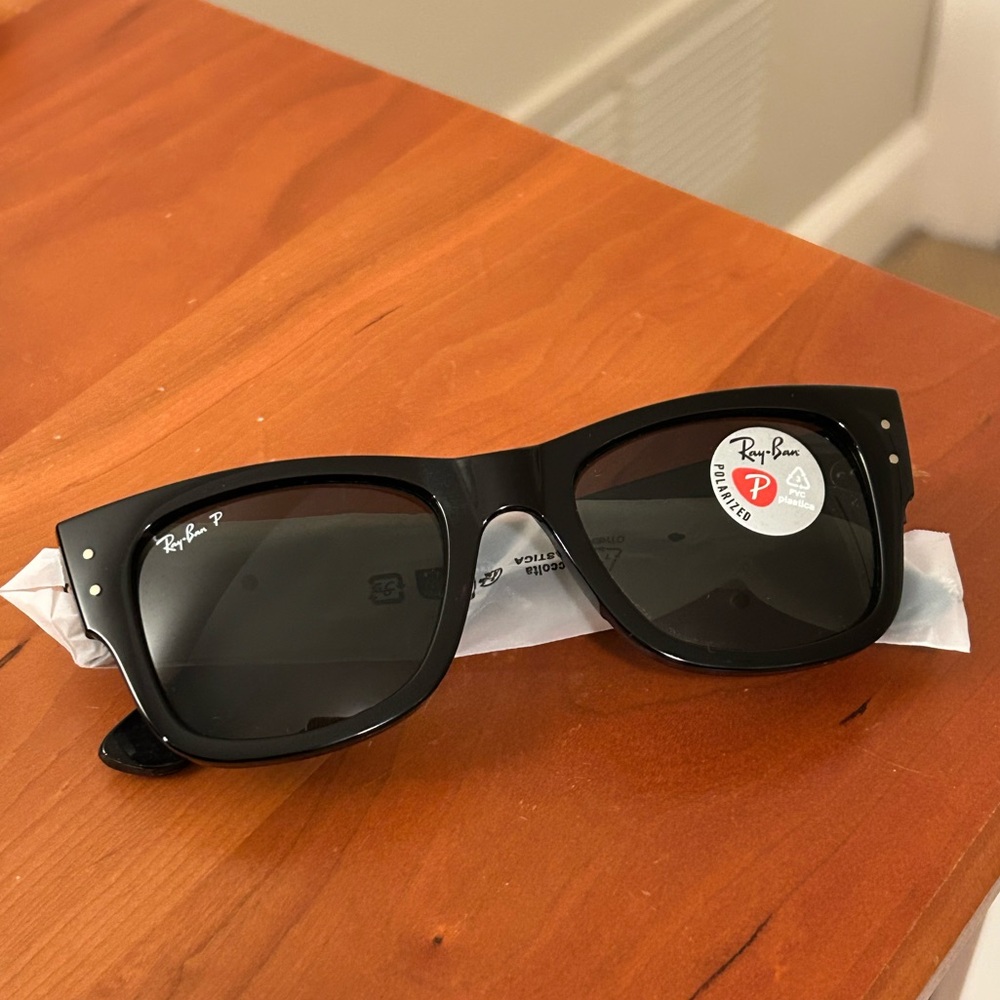 RayBan ORIGINAL WAYFARER CLASSIC Polarized Polished Black/G-15 Green